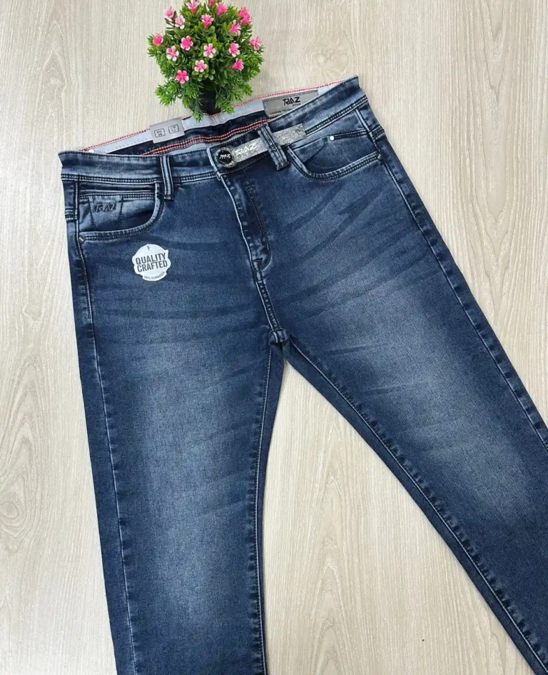Traz Men’s luxury Denim Pent ( Drak-Blue )
