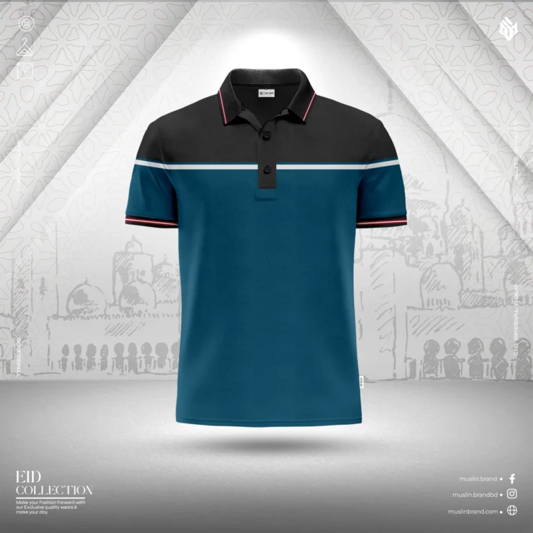 Muslin’s Elite Contrast Jacquard Polo Shirt | Patrol