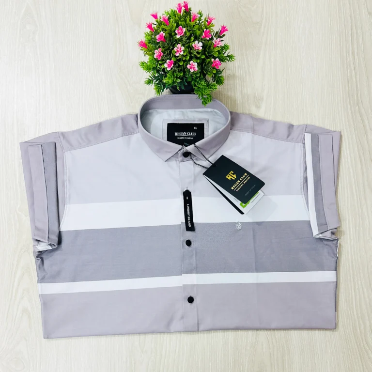 Muslin’s Indian Fabric’s Magnet Shirt | Gray