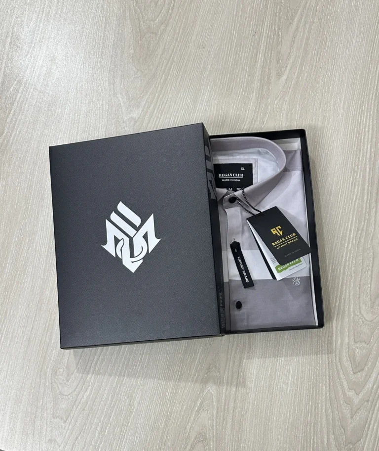 Muslin’s Indian Fabric’s Magnet Shirt | Gray