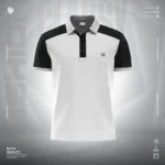 Muslin raglan polo White MP-63
