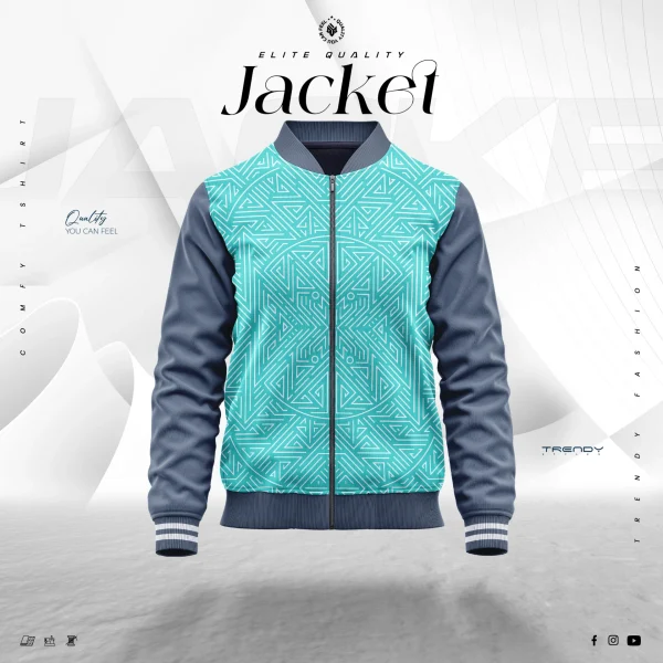 Muslin's Exclusive Jacket - Turquoise