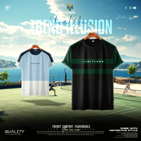 Muslin's Premium T-shirt - COMBO